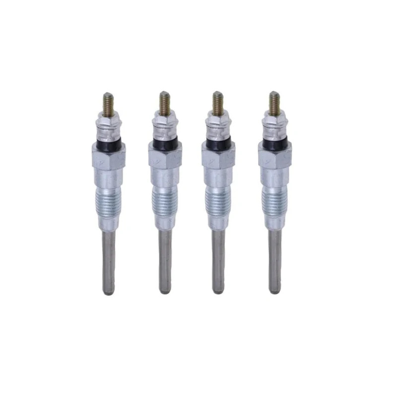 4PCS Glow Plug 19077-65510 19077-65511 for Kubota L Series V2203 KX121-3 KX161-2 KX131-3S R510 R520