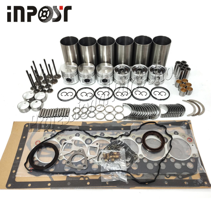 Overhaul Rebuild Kit For Mitsubishi S6S Engine TCM Komatsu Caterpillar Forklift