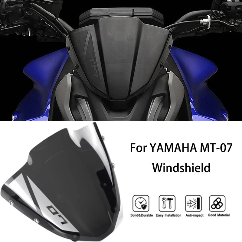 MTKRACING For YAMAHA MT-07 2021- 2024 Motorcycle accessories windshield deflector expansion kit win
