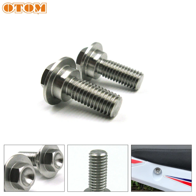 OTOM Motorcycle A State Seat Bolt Rear Seat M8*28 Stainless Steel Cushion Screw For HONDA CRF250R C