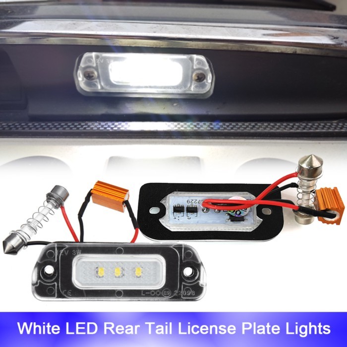 2x For Benz R-Class W251 V251 X164 W164 ML63 AMG ML280 GL320 GL350 GL550 R63 AMG R280 LED License P