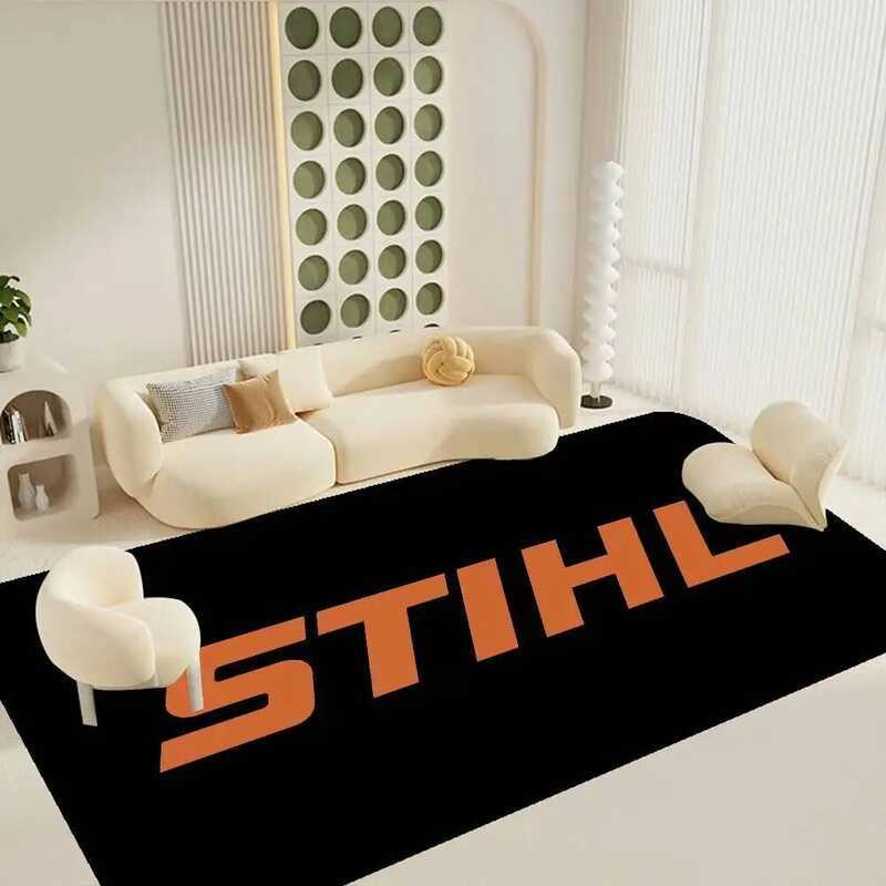 C S-Stihl Room Mats Retro Multiple Choice Living Room Kitchen Rug Non-Slip Welcome Rug
