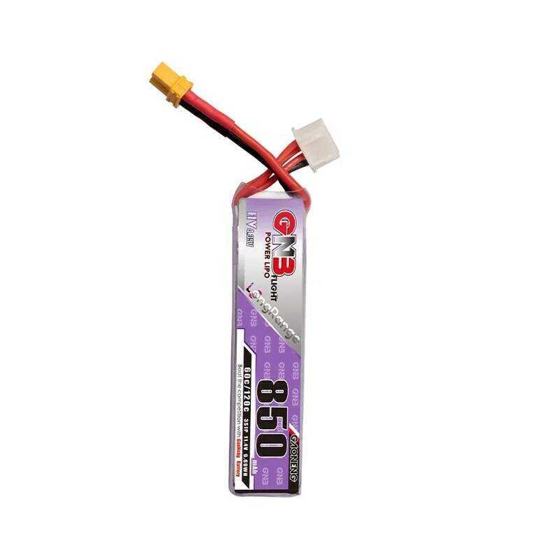 ▥ 2Pcs Max 120C GNB 850Mah 3S 11.4V HV Lipo แบตเตอรี่ Xt30u-F/Xt60u-F ปลั๊กสำหรับ FPV Racing