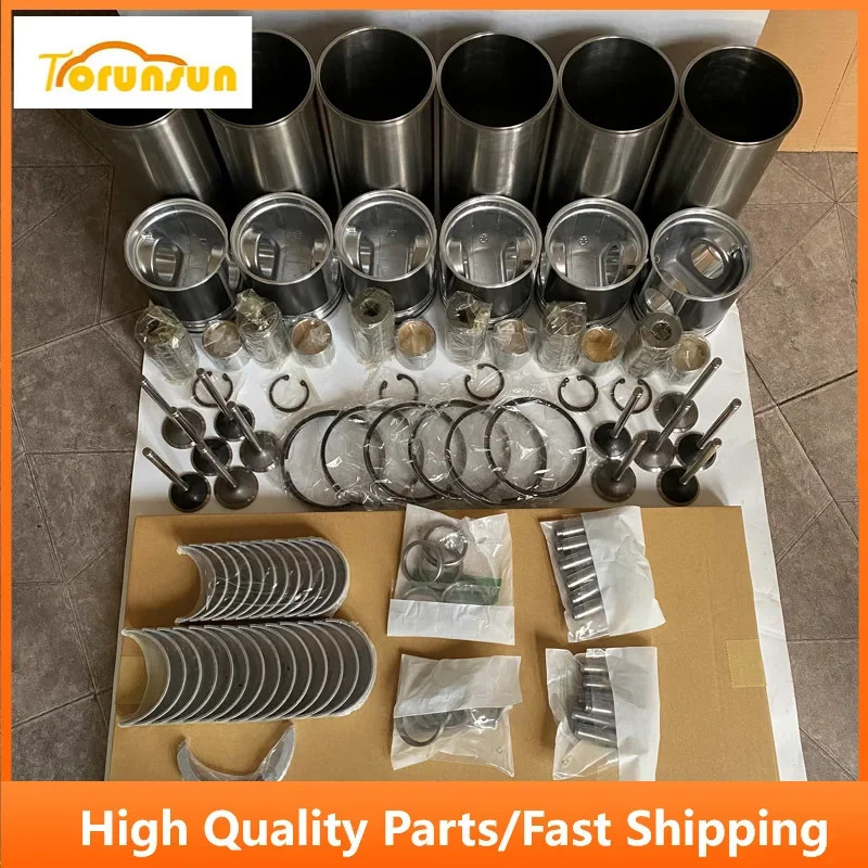 Rebuild Kit For Doosan Daewoo DB58T DB58TIS Engine SOLAR 225LC 130 W Valves