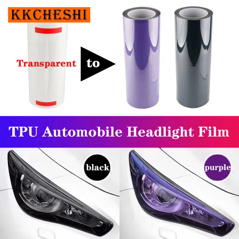 Automotive TPU Headlight Film Intelligent Light Control Car Body Protection Film Repair Scratches P