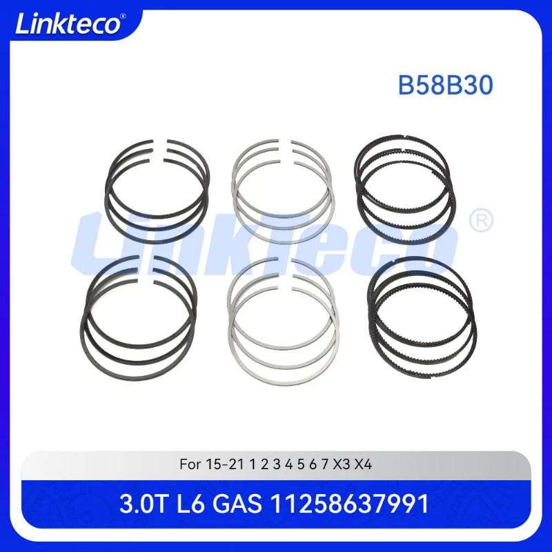 Engine part STD 82mm Piston ring set Fit 3.0 T L6 GAS B58B30 For 15-21 3.0T M140i M240i 340i 440i 5