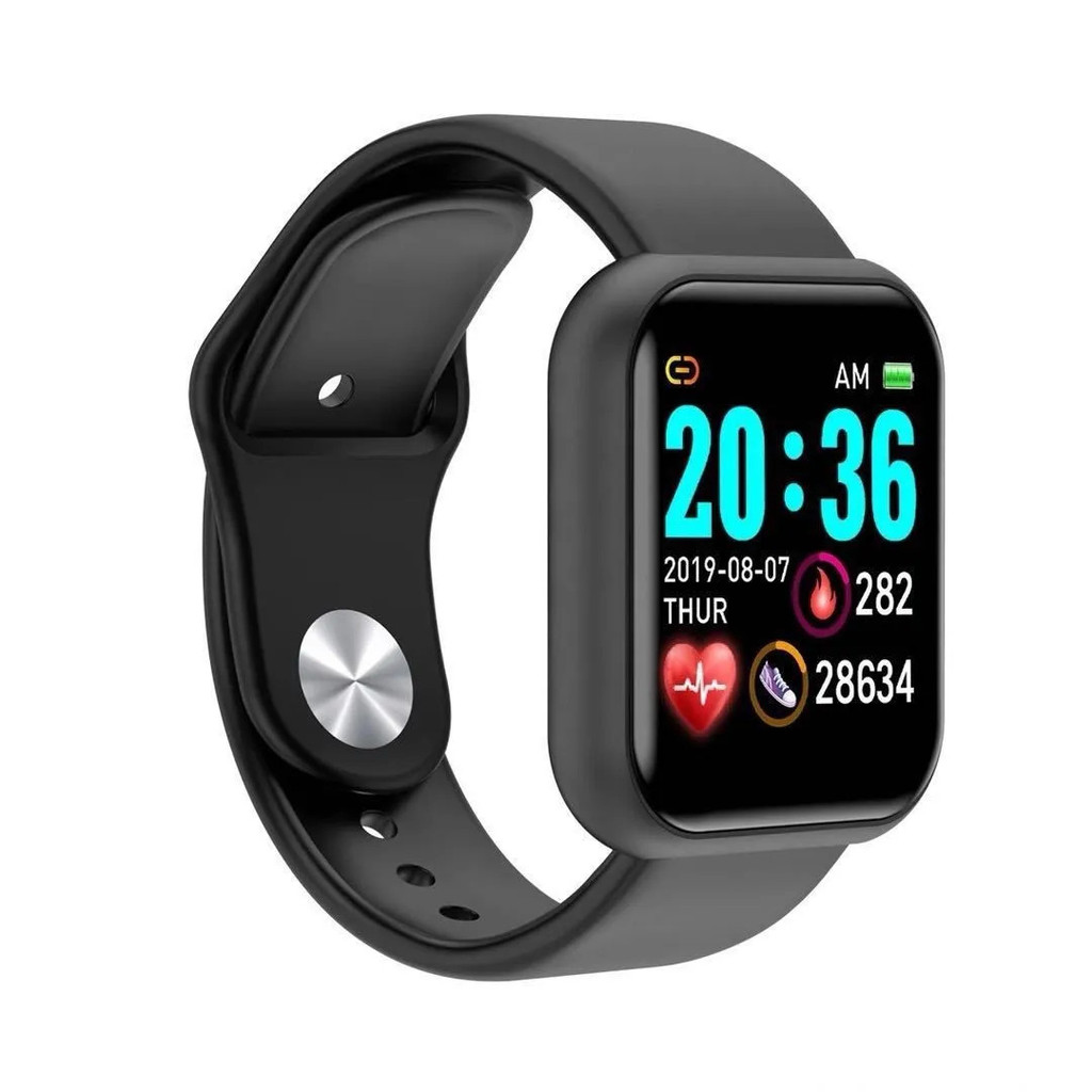 คุณภาพสูง 68 D20 Smartwatch สร้อยข้อมือฟิตเนสความดันโลหิต Heart Rate Monitor Pedometer Cardio สร้อยข