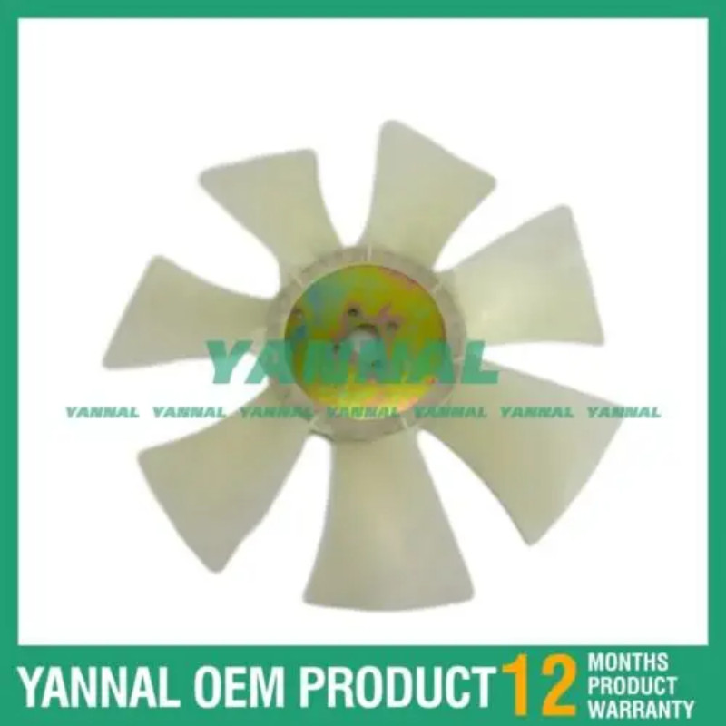 Quality Assured Fan Blade 7 Blade 4 holes For Yanmar 4TNV94L excavator diesel engine
