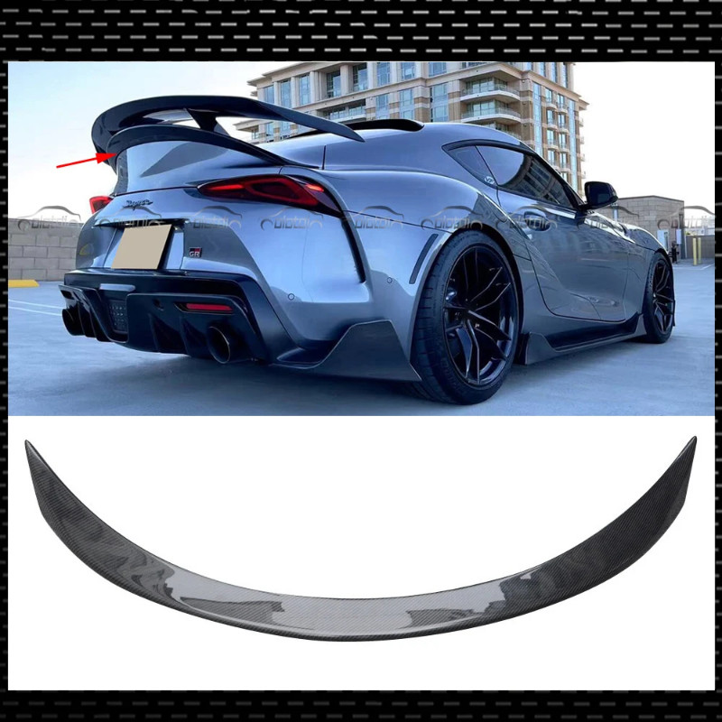 A90 A91 MK5 Spoiler Real Carbon Fiber Duckbill Wing Rear Trunk Lip for TOYOTA Supra GR MK5 A90 A91