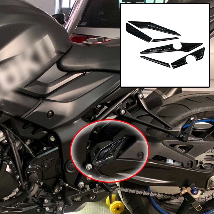 For Suzuki GSR 750 GSR750 SE gsr 750 2011-2016 Motorcycle 3D Stickers Heel Pad Decorative Stickers