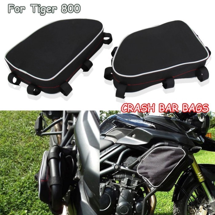 For Tiger 800 For Givi For Kappa Crash Bars NEW Motorcycle Frame Crash Bars Waterproof Bag Repair T