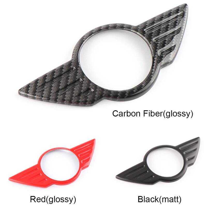 ▥ Car Exterior Front Rear Trunk Logo Badge Moulding Sticker Decor Cover For Mini Cooper JCW S R