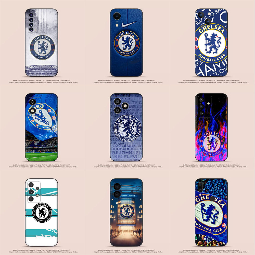 เคสโทรศัพท์แบบนุ่มสีดําสําหรับRealme C61 C63 C65 C67 C51S P1 2Q54 เชลซี