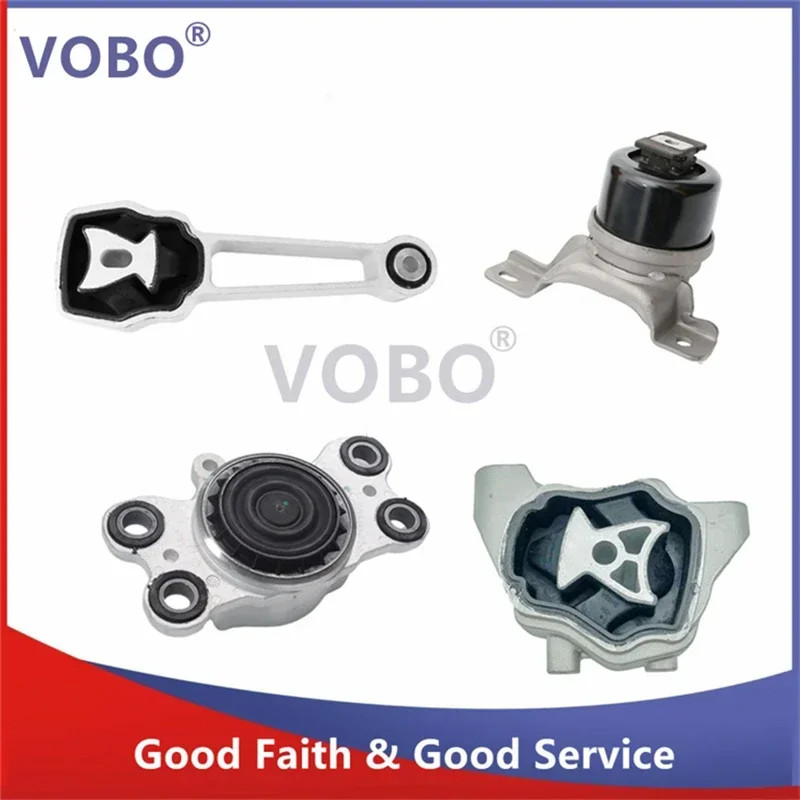 4pcs Engine Motor Mount Transmission Mount for Volvo XC60 S80 V60 V70 S80 Land Rover Freelander 2 L