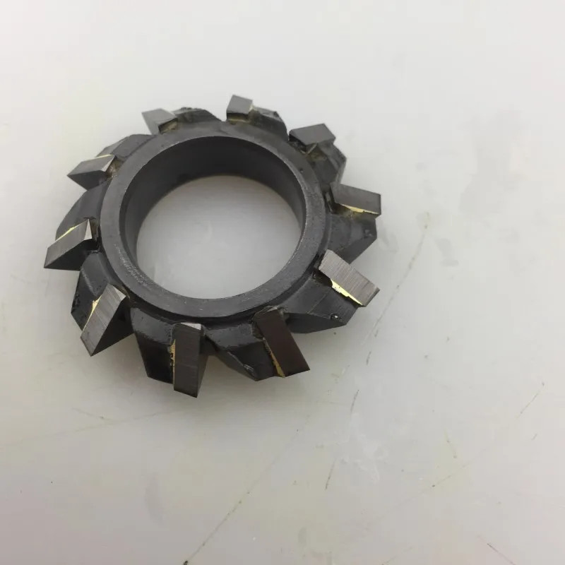 Carbide double angle milling cutter 90 degree 60 degree double angle milling cutter three-sided edg