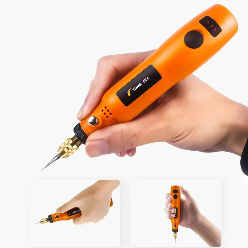 Speed Regulation Charging Drill with Dremel Accessories Mini Electric Drill Electric Engraver Drill