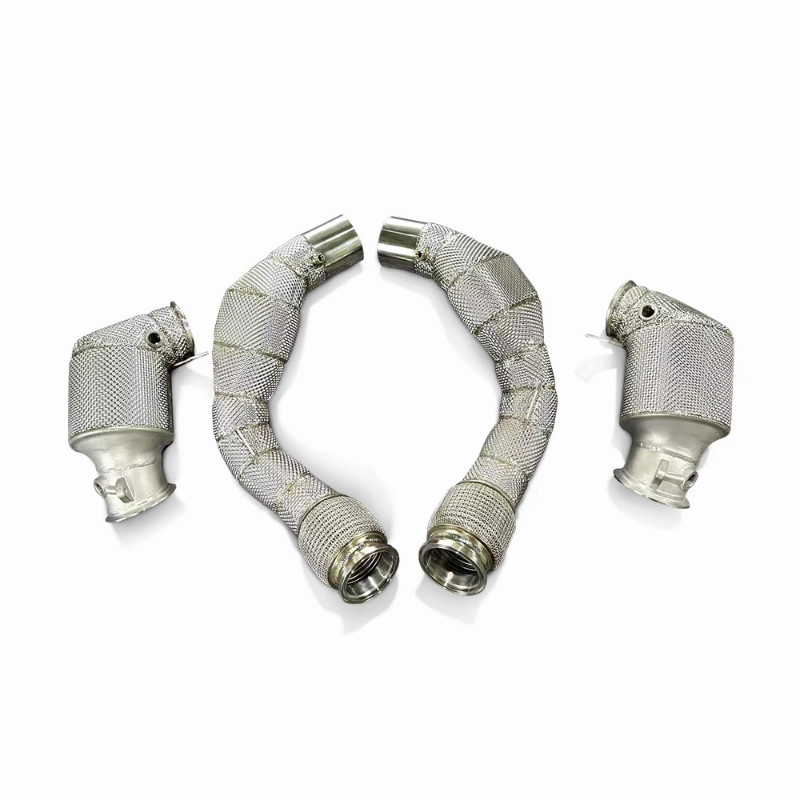 High quality exhaust downpipe BMW X5/X5M 4.4tt V8 2019-2023 upgraded high-performance exhaust downp