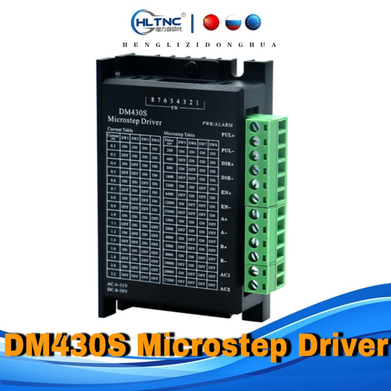DM430S Microstep Motor Driver 0.2-3.2A for 42 stepper motor NEMA17 Stepper Motor Controller Supply
