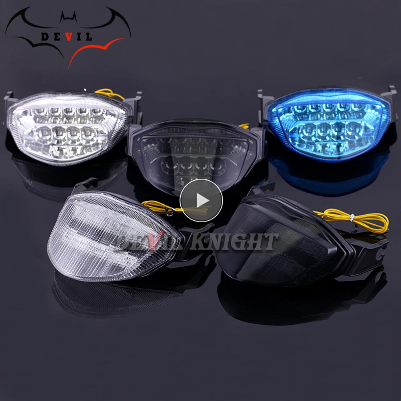 For Suzuki GSXR 1000 GSXR1000 GSX-1000 K5 K6 2005 2006 Rear Tail Light Brake Turn Signals Integrate