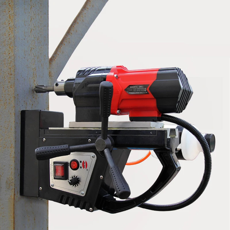 Magnetic drill 220V Multifunctional Magnetic Drill Portable Bench Drill Core Drill Stepless Speed 0