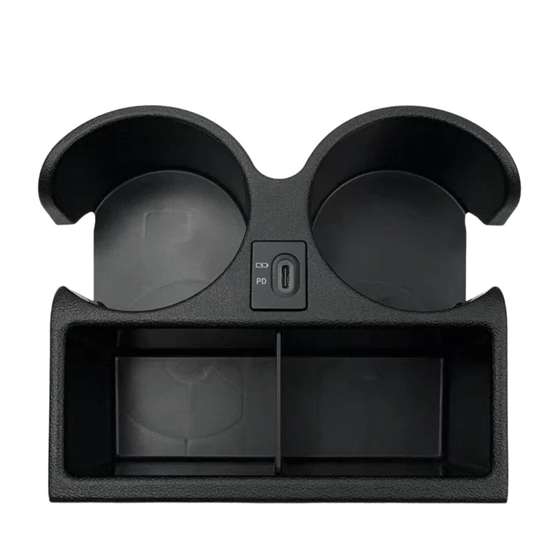 A13P Car Water Cup Holder With Type C Connector Port FYE727068 For Nissan Patrol Y61 1997-2016 FYE7