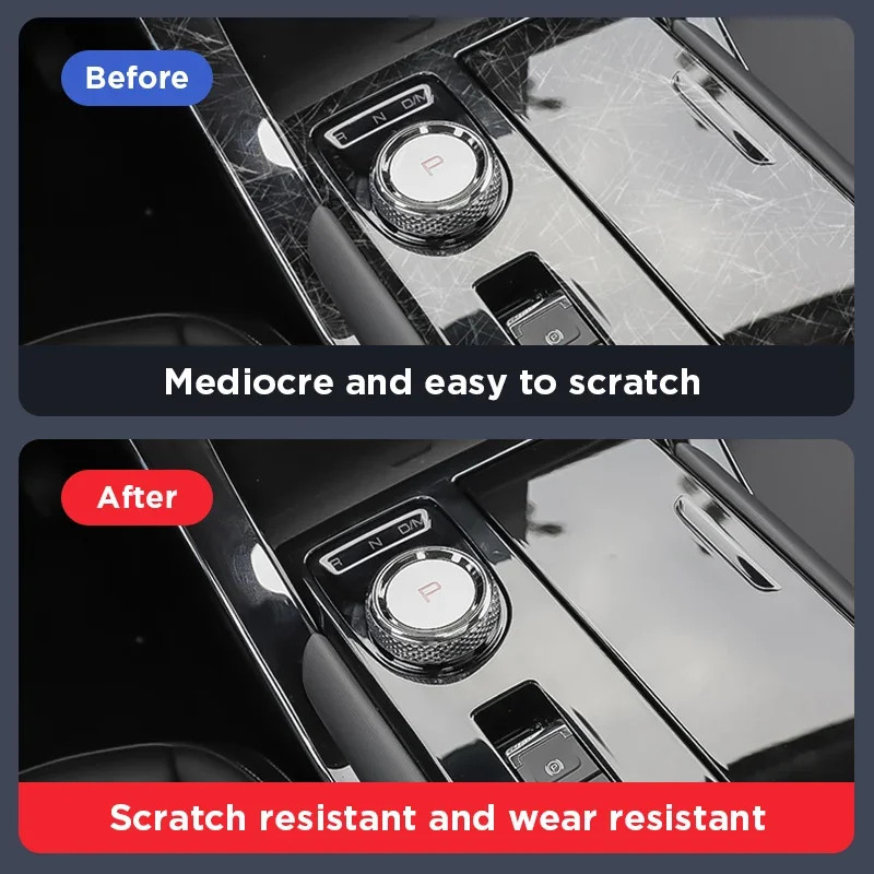 For AUDI Q8 e-tron 2023-2025 Car Panel Film Dashboard Protective Sticker Interior Screen Anti-Scrat