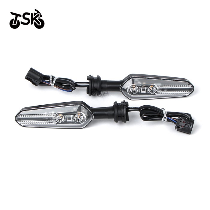350mm & 370mm Front Rear LED Turn Signal Light For Yamaha YZF-R7 YZF R7 2021-2022 2023 Motorcycle I
