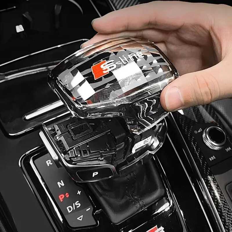 ▥ For Audi A4 A5 A6 A7 A8l Q5 Q7 Q8 Rs4 Rs5 Rs6 Rs7 S4 S5 Sq5 Qs8 C8 S8 Crystal Gear Shift Head