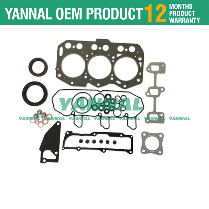 For Yanmar 3JH4 3JH4E Engine Full Overhaul Head Gasket Kit Marine Boat Repair