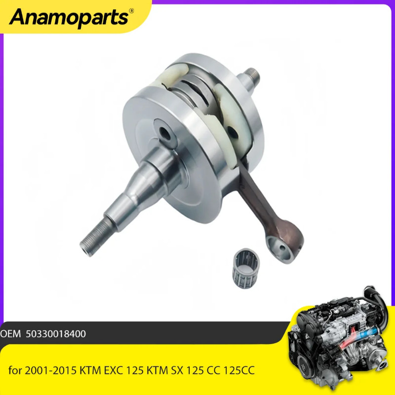 Motor parts Crankshaft assembly Compatible fits for  KTM EXC 125 KTM SX 125 CC 125CC 2001-2015 5033