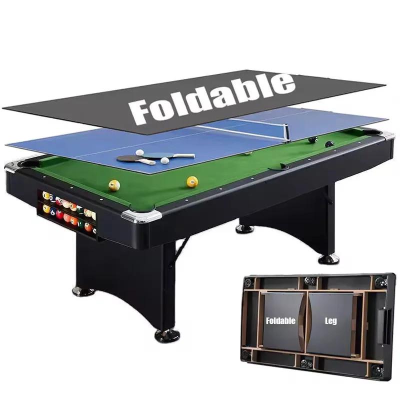 3in1 Snooker Boards Folding 3 in 1 Multi Functional Game Table Tenis Pingpong 7FT Billiard Pool Tab