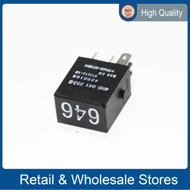 2/4/10pcs/lot CAR RELAY 646 FOR AUDI Volkswagen VAG GROUP 4H0951253C 4H0 951 253 C 8Z0951253 2D0943