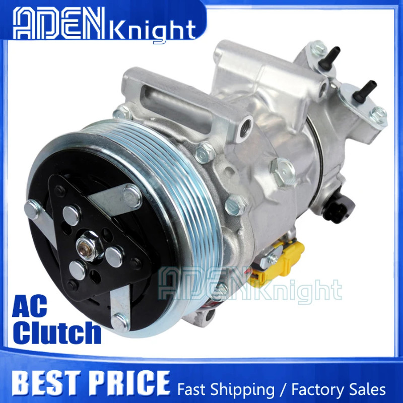 SD6C12 6C12 AC Compressor For Peugeot 207 CC 1.6 2008 9822826880 9651910980 9659875780 9670318880 9