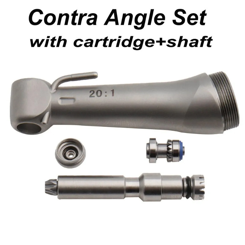 Contra Angle Head Dental Implant 20:1 Contra Angle Low Speed Handpiece Reduction Surgery Cartridge