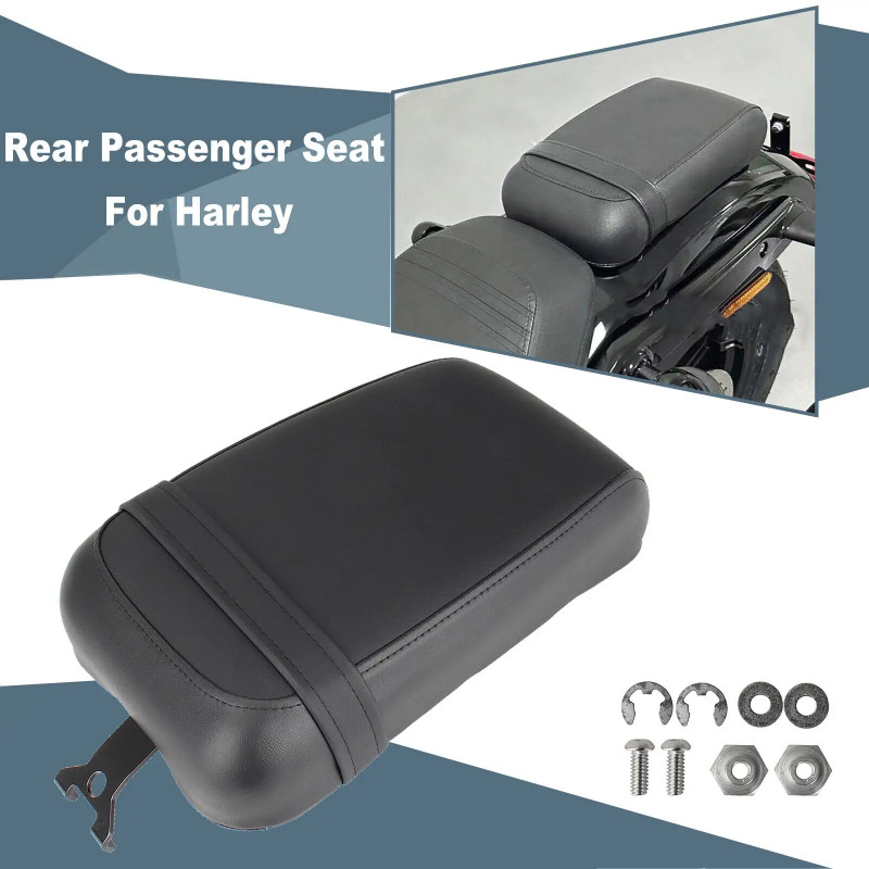 1 Set Black Rear Passenger Seat For Harley Nightster 975 RH 975 Nightster RH975 2022-later Motorcyc