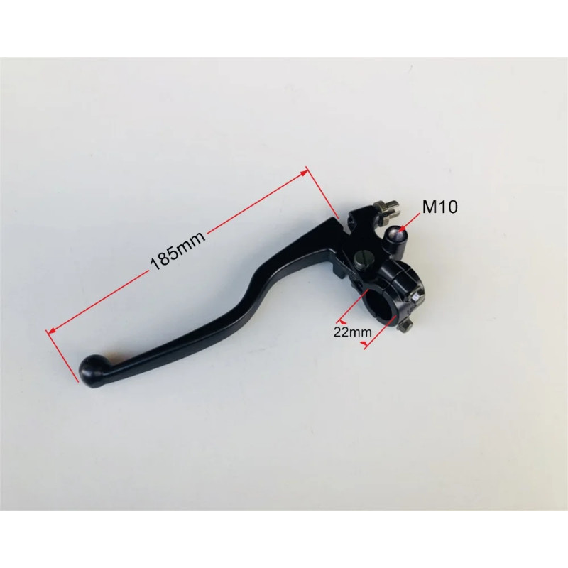7/8" 22mm Motorcycle Universal Black Clutch Lever left and right front drum brake control the handl