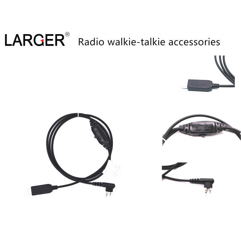 เหมาะสําหรับ Hytera/Hytera Walkie-Talkie การเขียนความถี่สาย TD580 TD5 PD5 การเขียนโปรแกรมสาย PC76