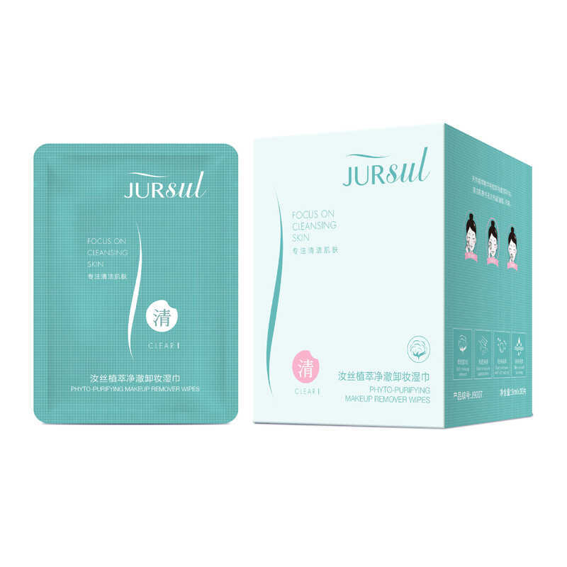 Plant Extract Makeup Remover Wipes 8ml x 30 ชิ้น One Piece Makeup Remover Full Makeup Gentle Makeup 