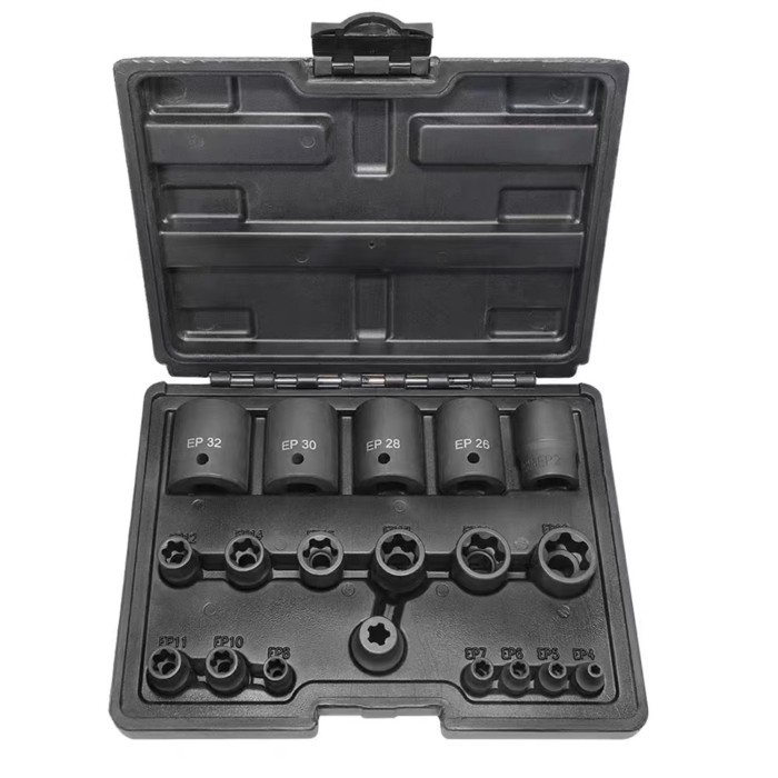 External Torx Plus Socket Set 6 Point EP Socket EP4, EP5, EP6, EP7, EP8, EP10, EP11, EP12, EP14, EP