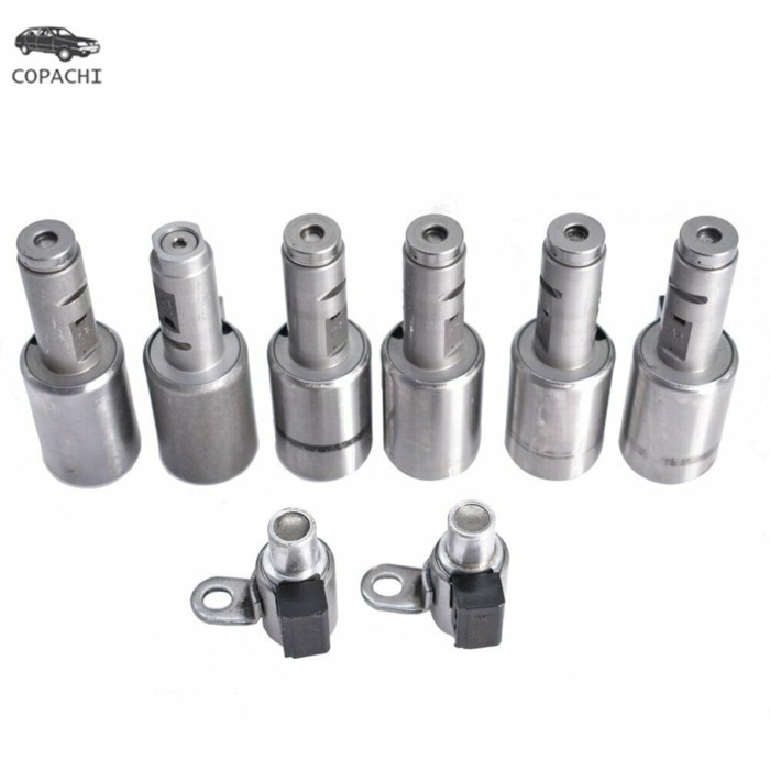 8pcs Refurbished TF80SC TF81SC Car Transmission Solenoid for Volvo XC90 C30 XC70 XC90 4.4L V8 ALFA