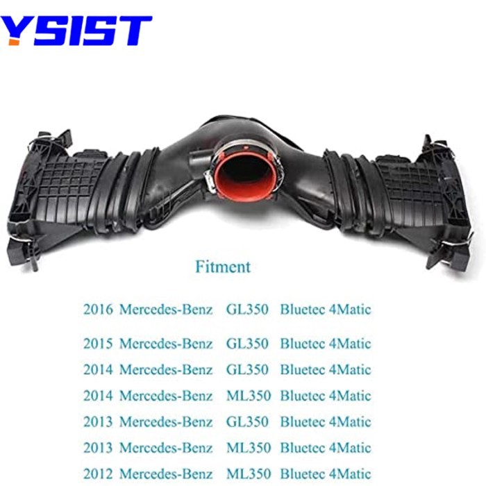 Engine Air Intake Duct with Mass Sensor for MercedesBenz GL350 GL320 C320 ML280 C320 E280 350 G320