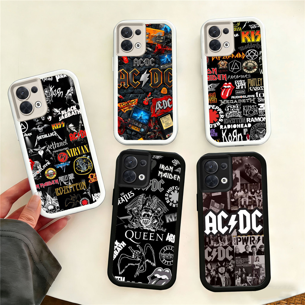VK1 ACDCปลอกสําหรับเคสซิลิโคนอ่อนนุ่มRealme Narzo 10 P1 12 6i C17 N65 C3 20A 10A 70 Pro Plus 5Gวัสดุ