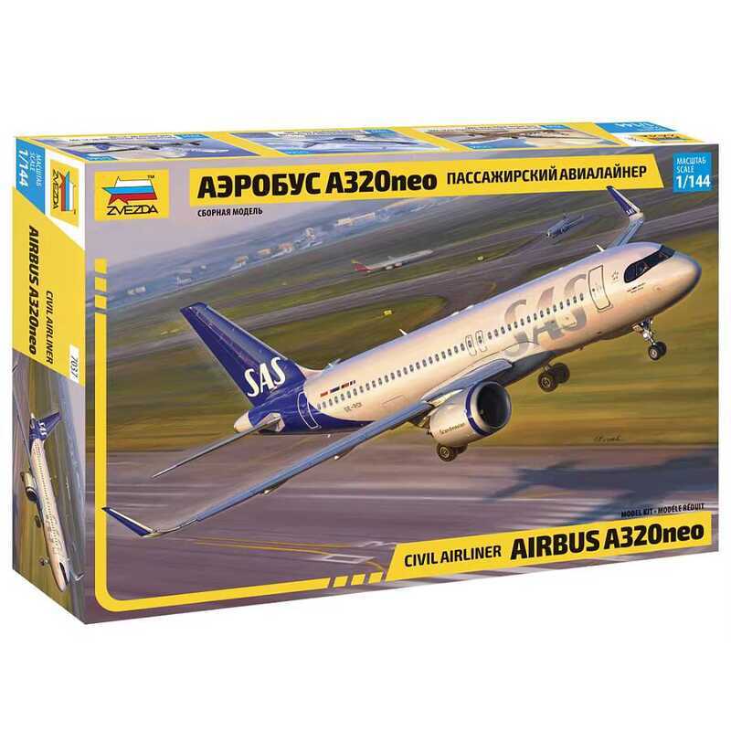 ZVEZDA 7037 Airbus A320neo 1:144 Airer Model