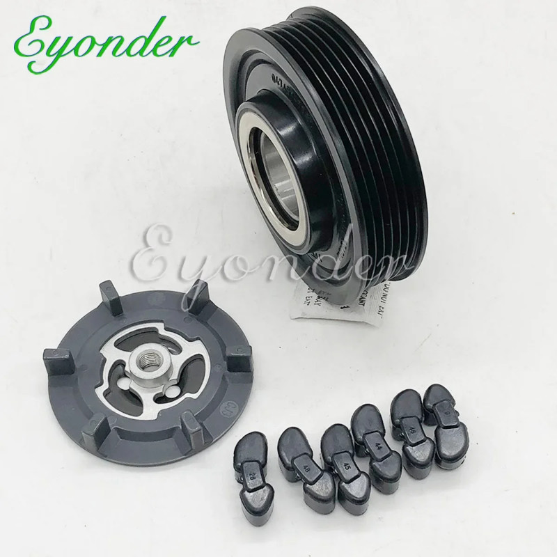 A/C Compressor Clutch Pulley for AUDI Q7 VW TOUAREG PORSCHE CAYENNE 955 PANAMERA 970 3.0 7P0820803N