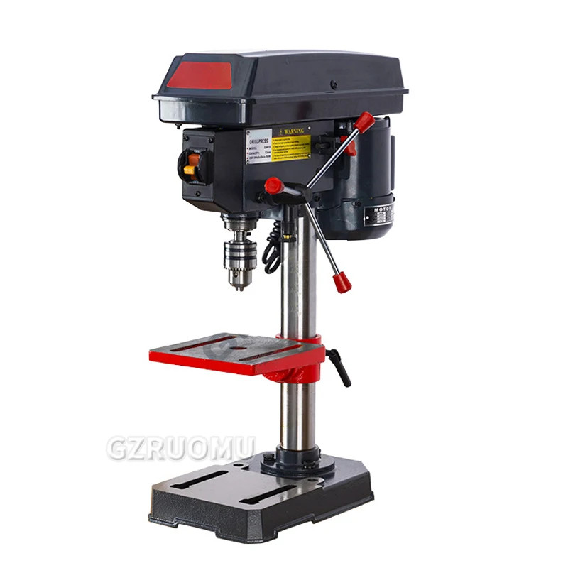 ZJ4113 Benchtop Drill Press 13mm Variable Speed Cast Iron Bench Drill Worktable With Laser Work Lig