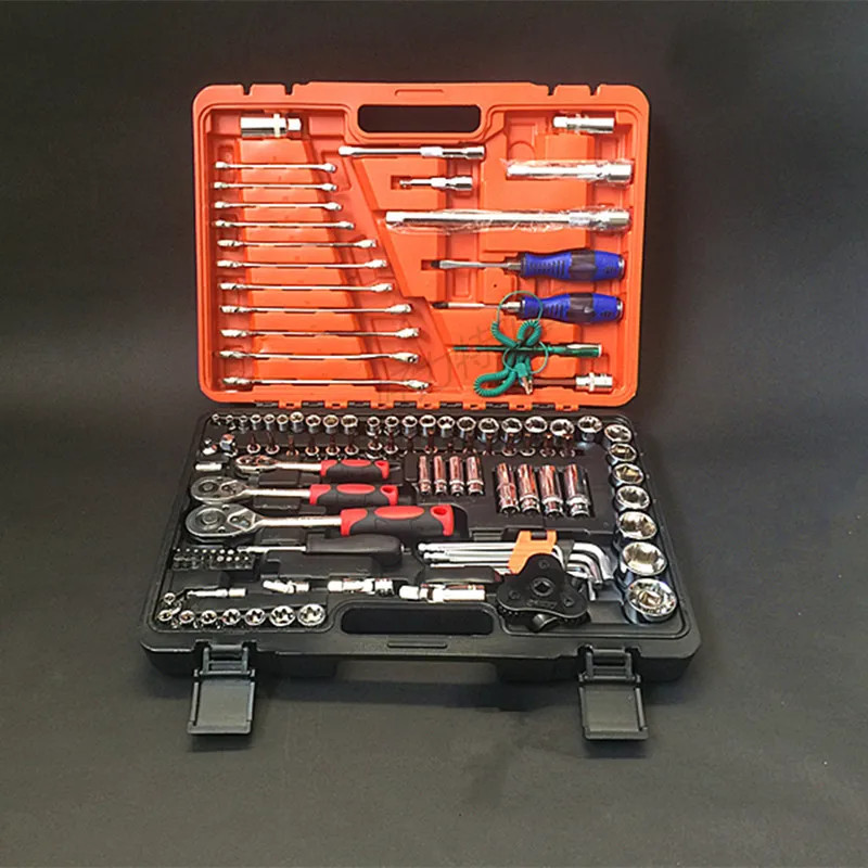 Supply 121 Pieces Oof Automotive Maintenance Kit, Socket Wrench Combination Tool, Socket Wrench Har