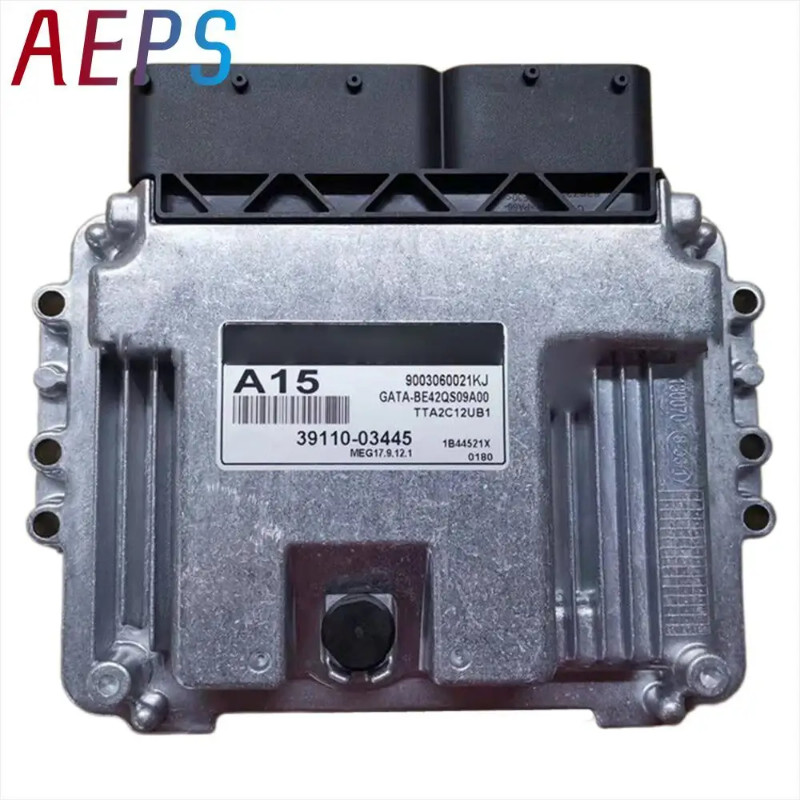 Engine Computer Board ECU 39110-03445 For Hyundai A15 MEG17.9.12.1 Electronic Control Unit