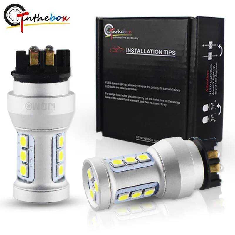 C 2X Caus Pwy24w Pw24w 4014 LED Bulb For Audi A3 A4 A5 Q3 VW Mk7 Golf CC Ford Fusion Front Turn Sig