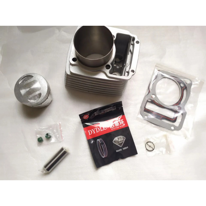 Engine Cylinder Kit Cylinder 70mm Piston Set For Zongshen CG300  18mm Pin