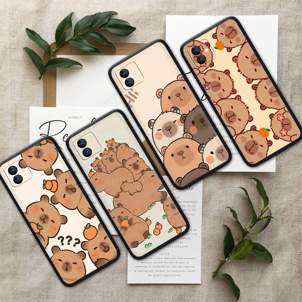 OPPO A18 A38 A58 A78 4G A98 F23 Reno 8T 5G 7z 8z 7Lite ปลอก Y415 Capybara เคสโทรศัพท์